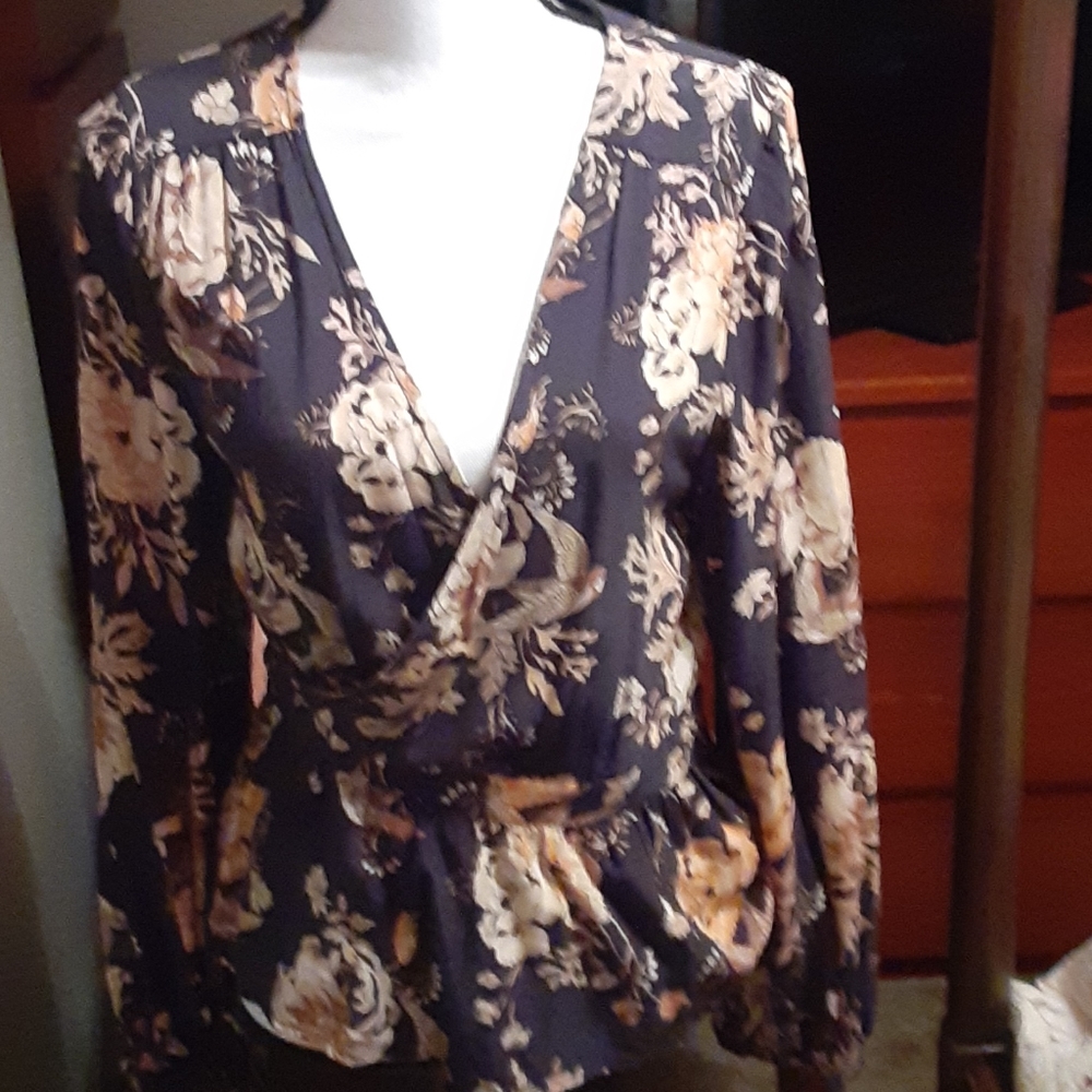 Spell rosa wrap blouse